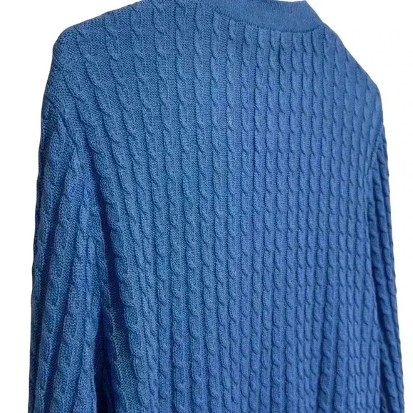 San Remo Womens Cardigan Royal Blue Size Large - Picture 7 of 7